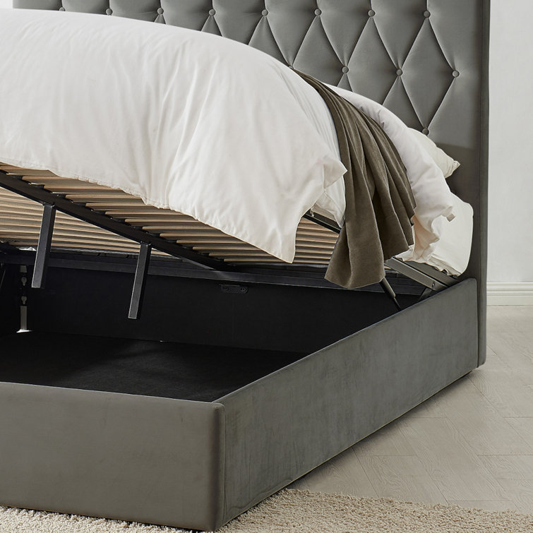 Etta Avenue Jevon Upholstered Ottoman Bed & Reviews Wayfair.co.uk